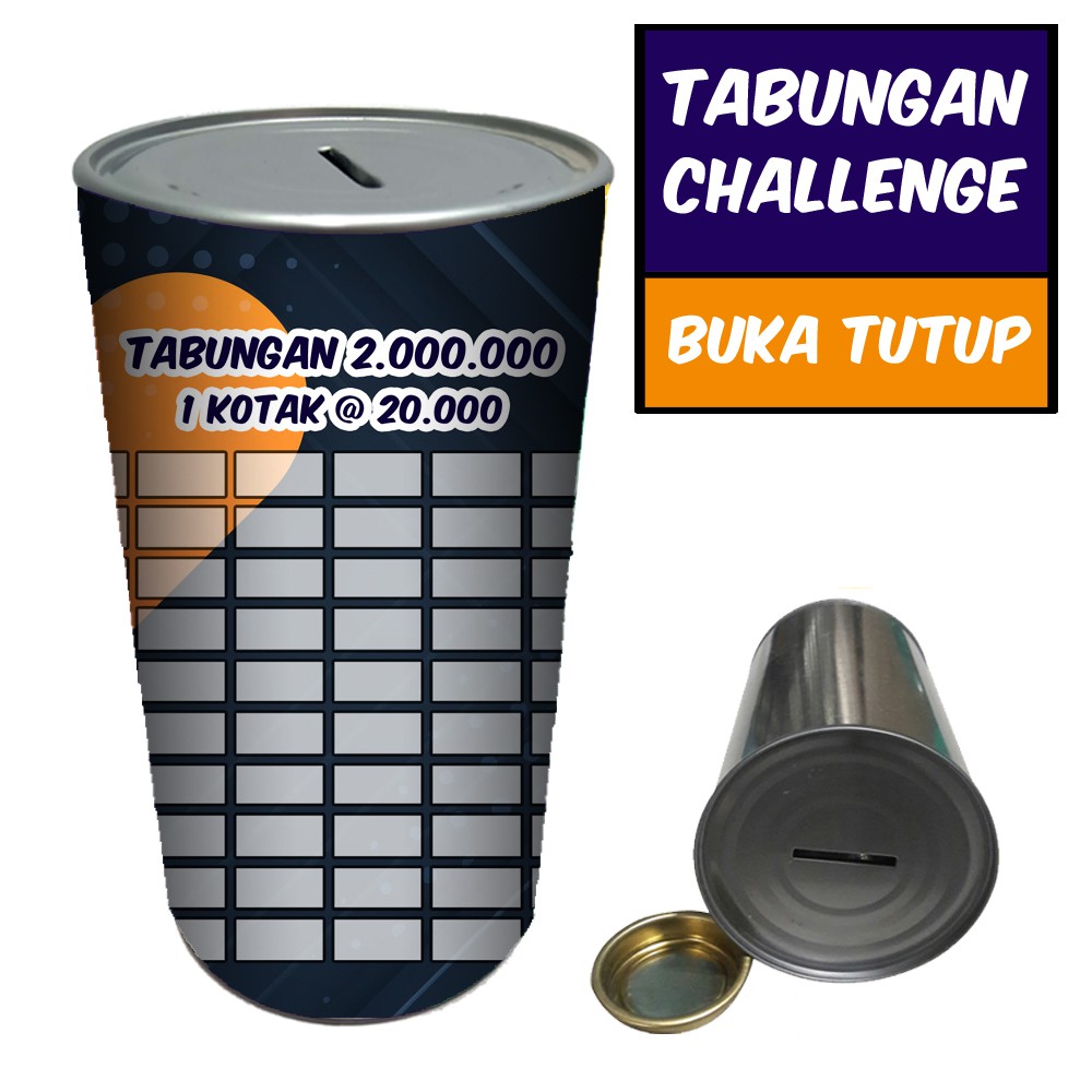 Celengan TARGET Tabungan Challenge Tantangan Menabung Target Menabung Viral Saving TAB05