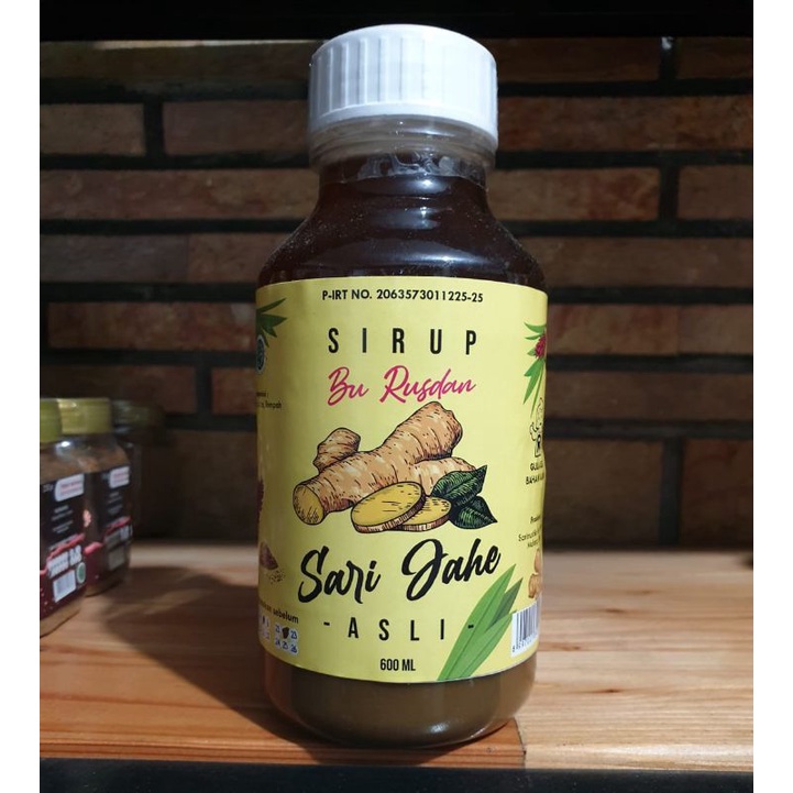 

SARI JAHE ASLI BU RUSDAN 600ml