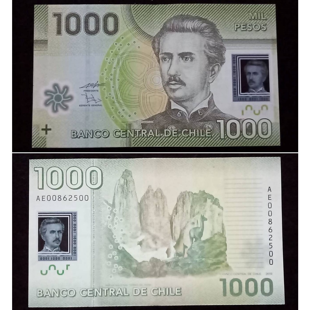 Uang Kuno Chile/ Chili 1000 Peso Polymer