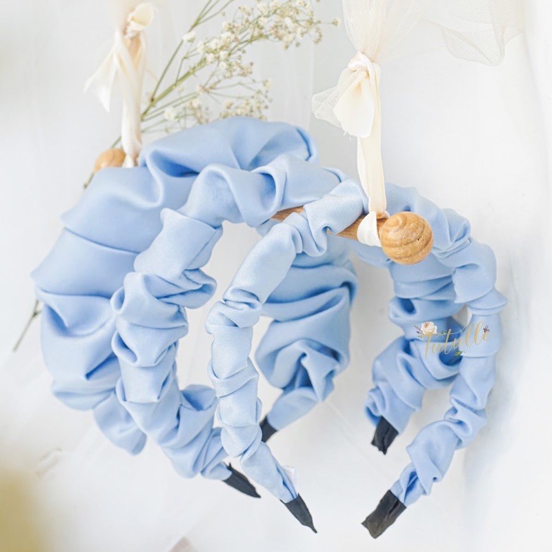 SCRUNCHIE BANDO AWAN BANDO RUFFLE BANDO SCRUNCHIE VOL.I