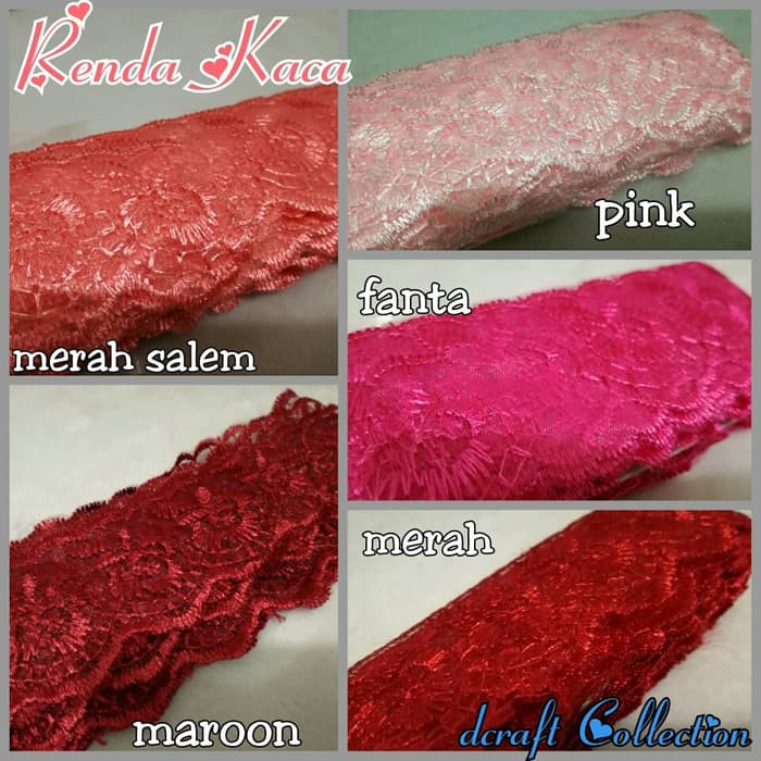 

HOT DEAL RENDA KACA PER YARD !!!!!!