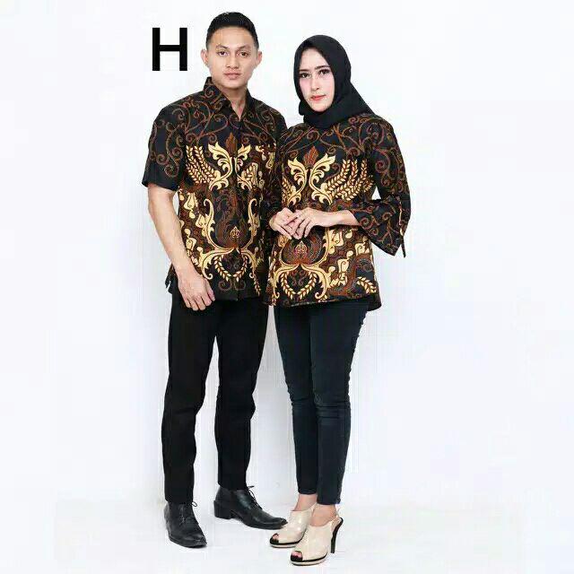 Maura Couple - Sania Ruffle Batik Couple Ori Ndoro Jowi Garansi Termurah Shopee - Batik Modern Solo