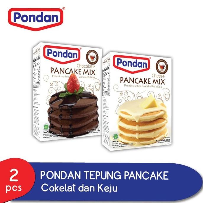 

Pondan Pancake Cokelat 250g & Pancake Keju 250g
