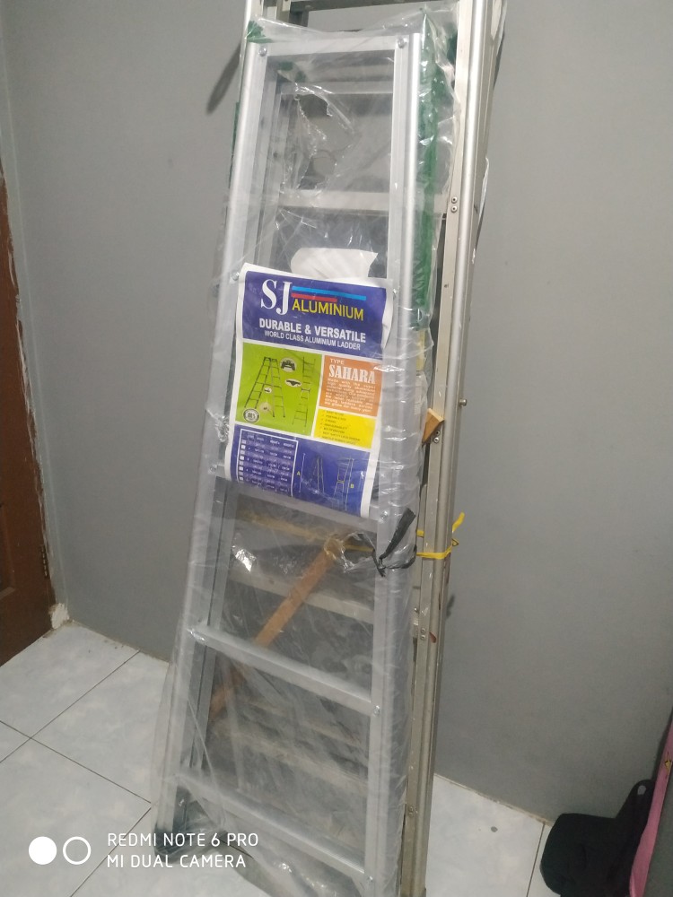 Tangga Lipat Aluminium Ladder Sahara - Ukuran 1,5 Meter / 1,5 M / 150 Cm