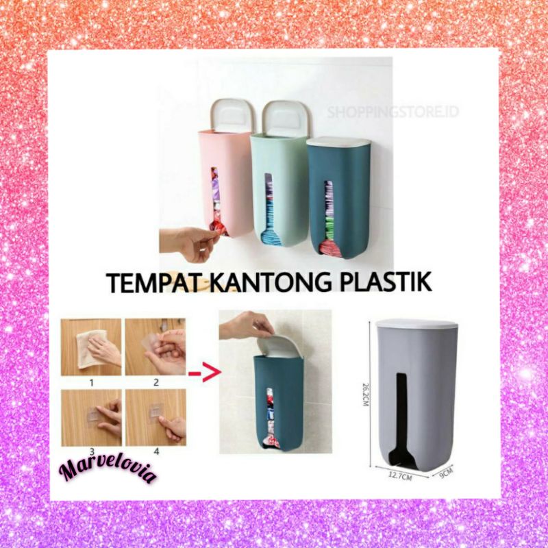 Dispenser Plastik Kotak Penyimpanan Kantong Plastik Tempat Kresek - Plastic Bag Storage Organizer