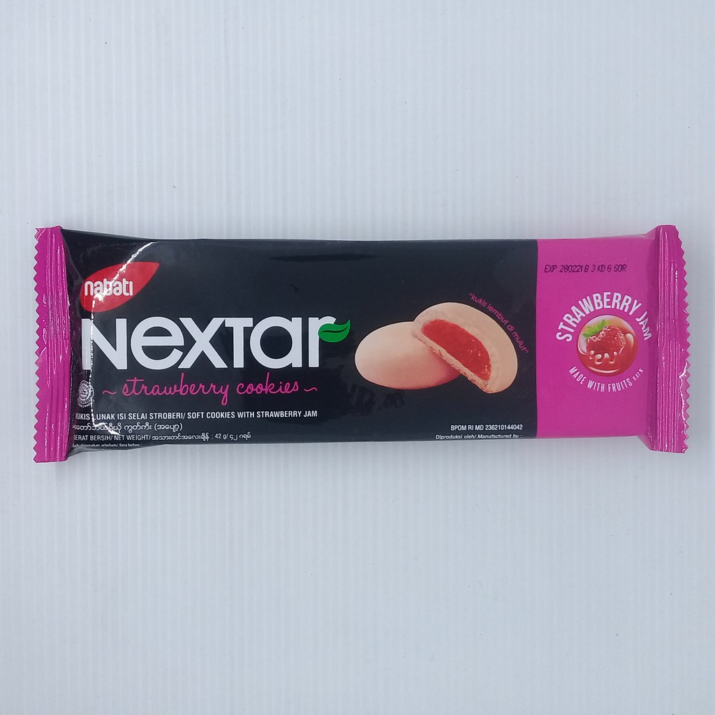 

Nextar Nabati Strawberry Cookies 42 gram