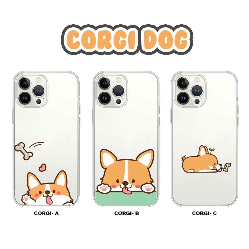 Casing Corgi Dog Lucu Corgie Anjing Cute Iphone 7 8 x xs xr max 11 12 13 pro maxSamsung Oppo Xiaomi Vivo ALL TYPE