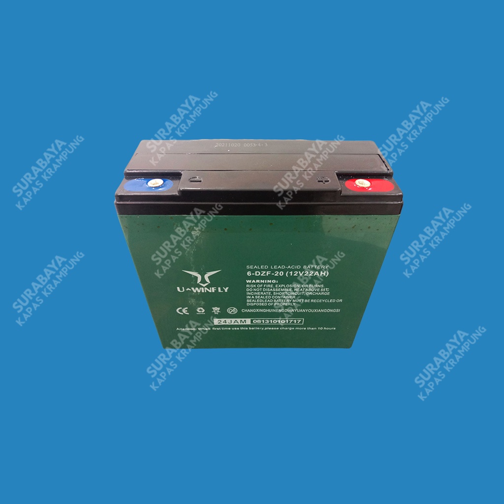 Jual Baterai Aki 12V 20AH Motor Listrik Uwinfly | Shopee Indonesia