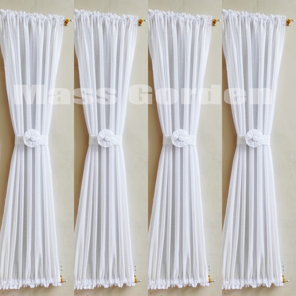 GORDEN SPIRAL IKAT KUPU-KUPU PITA MINIMALIS KUNING MUDA