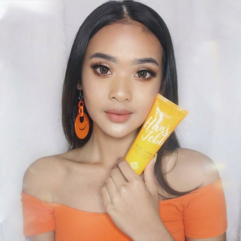 ✿ELYSABETHME✿ SᗩᒪSᗩ SALSA HANS jebb peeling gel scrub penghilang daki peeling badan wajah