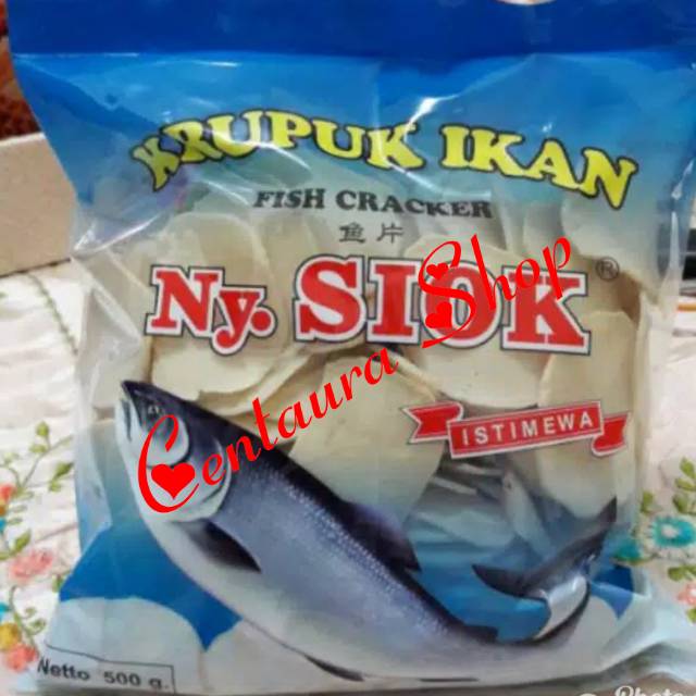 

Krupuk Kerupuk Ikan Istimewa Ny. Siok 500gr