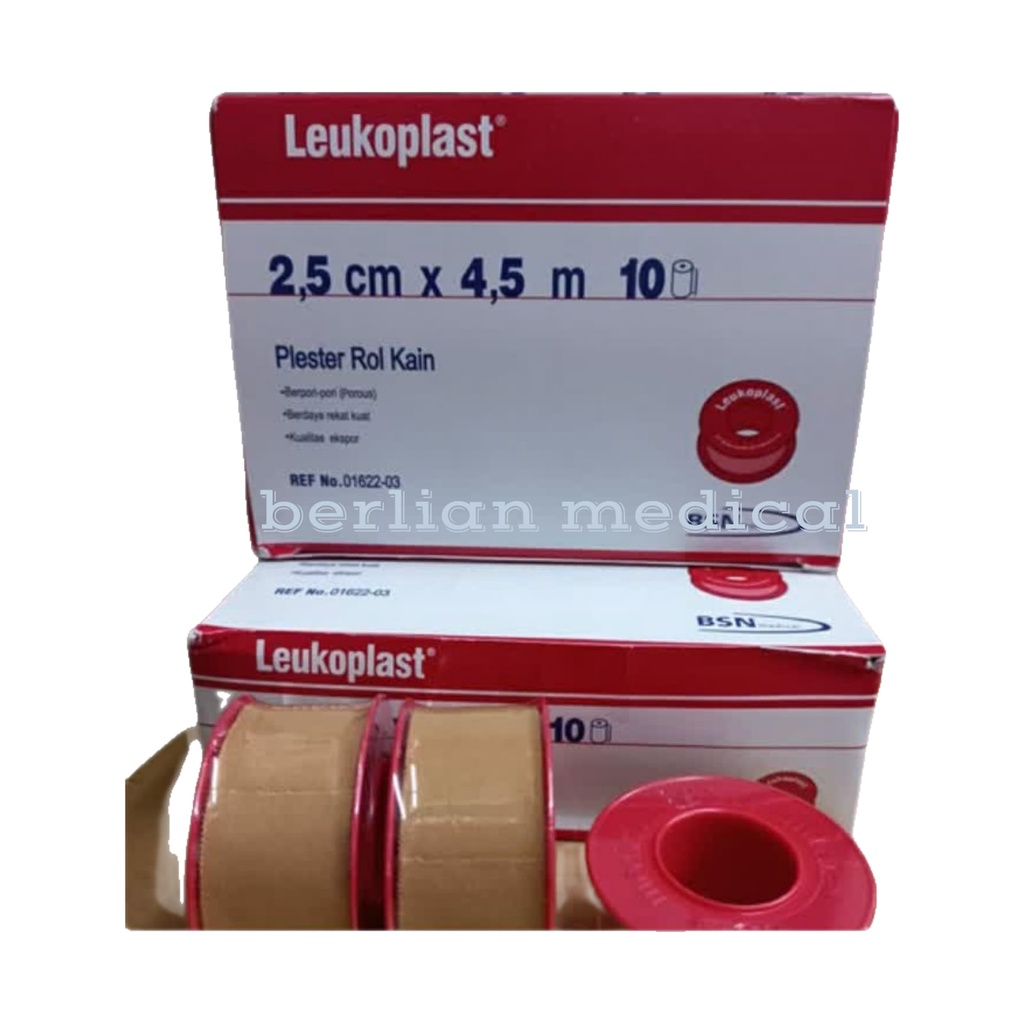 Plester Roll Kain Leukoplast BSN ukuran 1612h/1622h/1624h/1625h