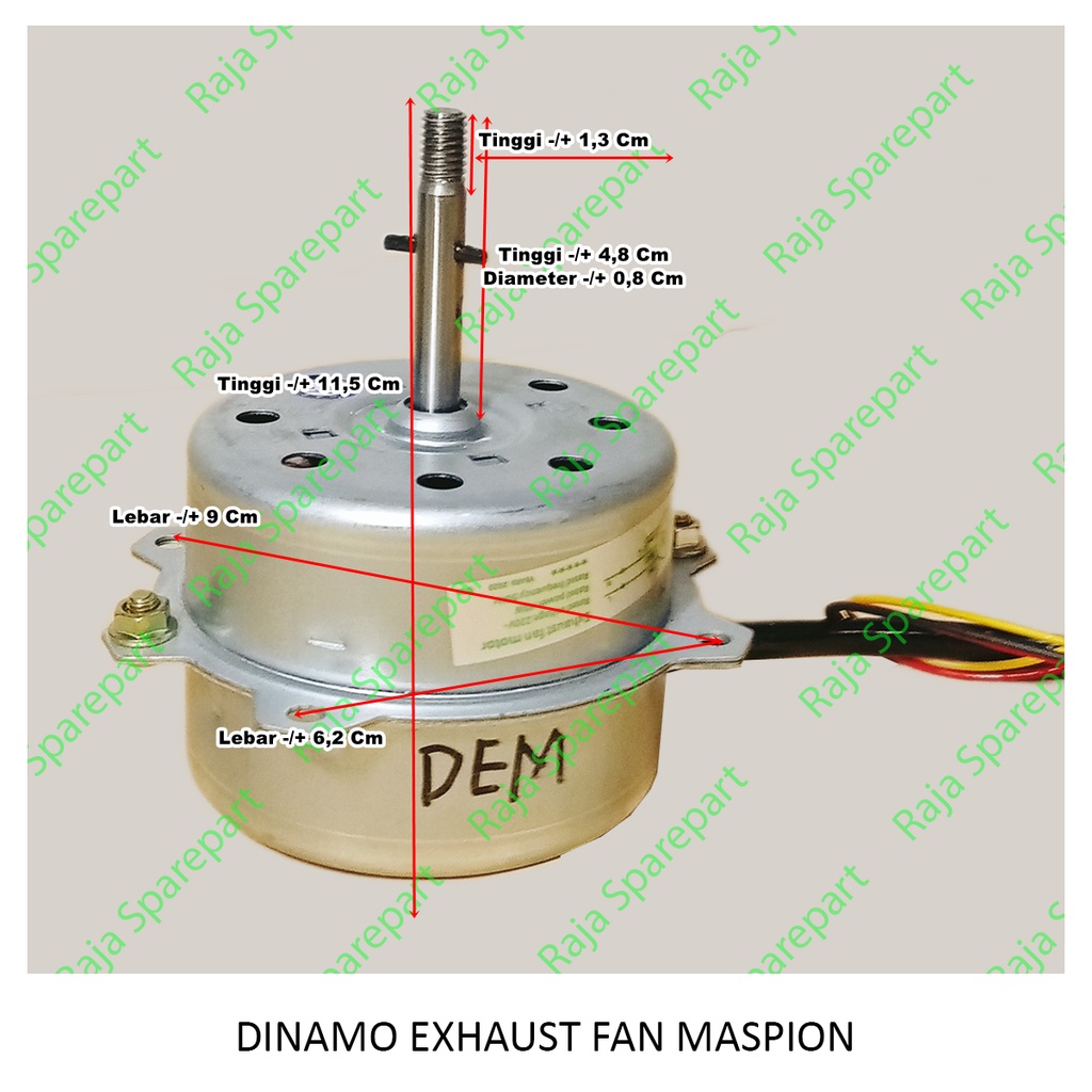 DINAMO KIPAS EXHAUST MASPION / DINAMO EXHAUST FAN MASPION