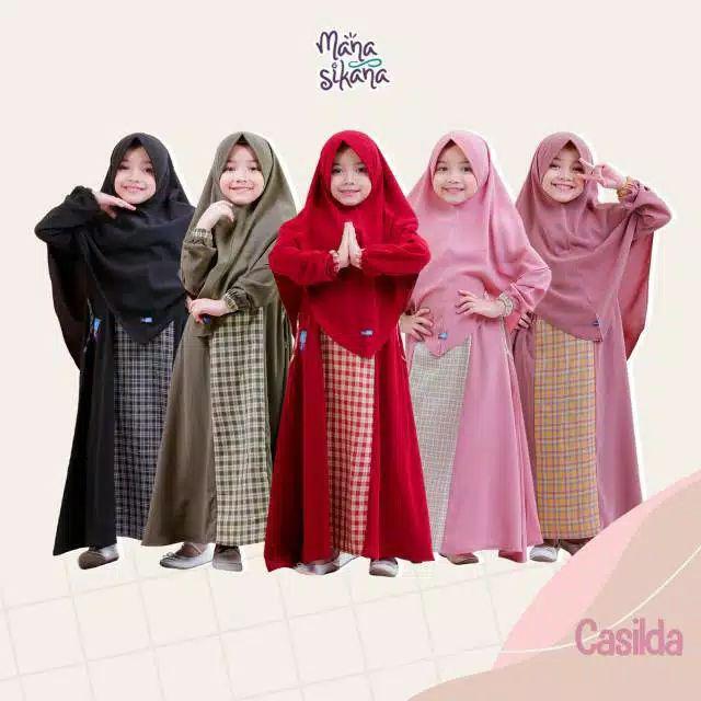 Batik Couple Gamis Katun Davina Sogan 2479