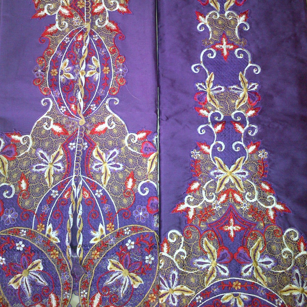 Kain Kebaya Bordir Payet | Kebaya Kartini Kutubaru | Kebaya Wisuda Pesta | Abaya Muslim Modern Taffe