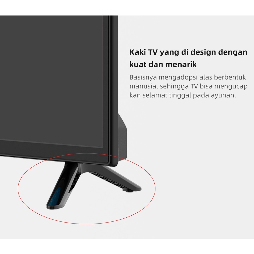 （Beli TV sekarang dan dapatkan braket gratis）LED DIGTAL TV 25 INCH HD FRAMELESS-HDMI/USB/VGA/VA-LAYAR GARANSI 1 TAHUN SUPPORT