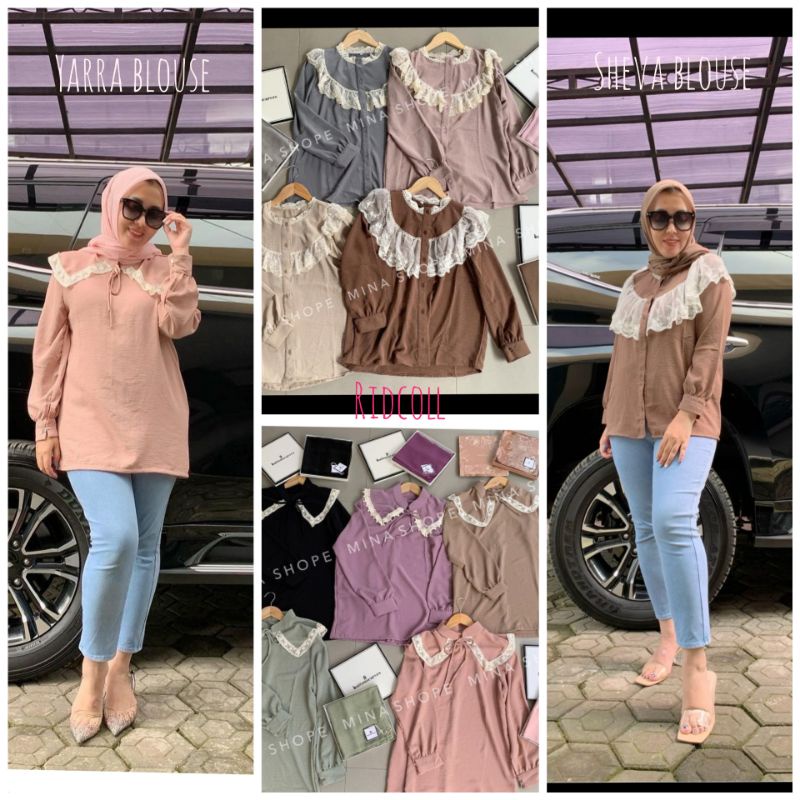 ridcoll Yarra Sheva blouse atasan