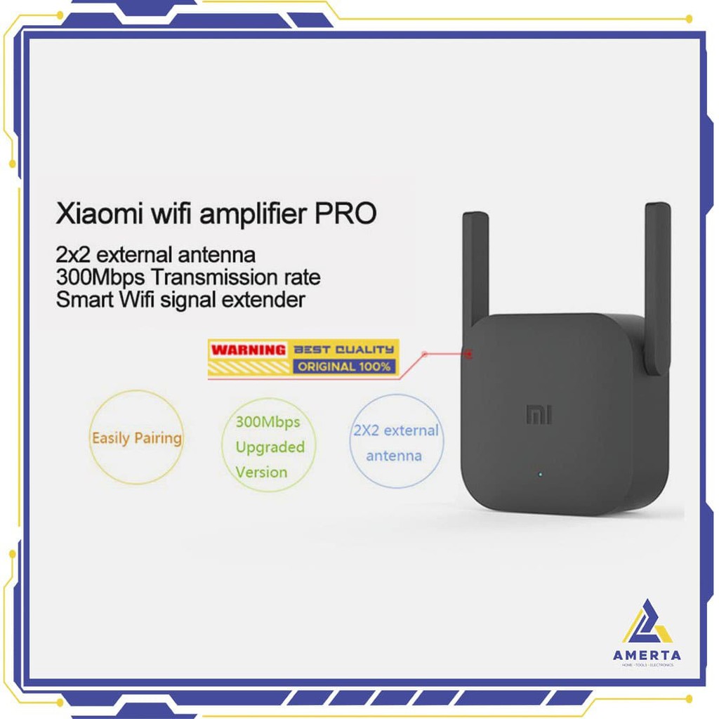 Xiaomi Pro WiFi Amplify 2 Range Extender Repeater 300Mbps