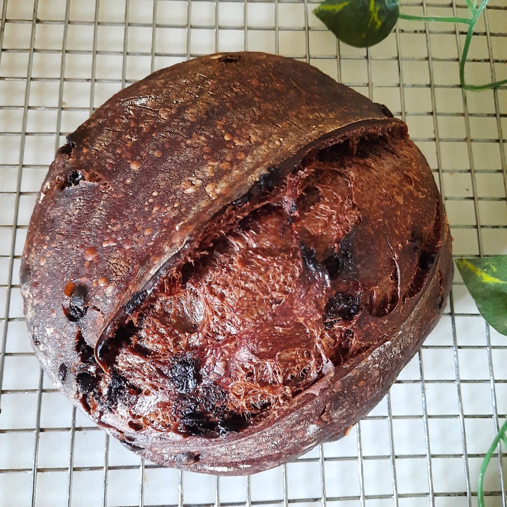 

DEB Sourdough Chocolate Country Bread Sourdough Brownie Sourdough Coklat Roti Coklat Artisan