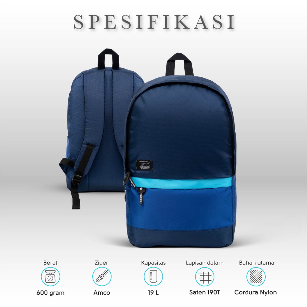 HEYLOOK Project - Tas Ransel Pria Wanita Backpack VERSATILE Tas Punggung Tas Laptop Sekolah Kuliah