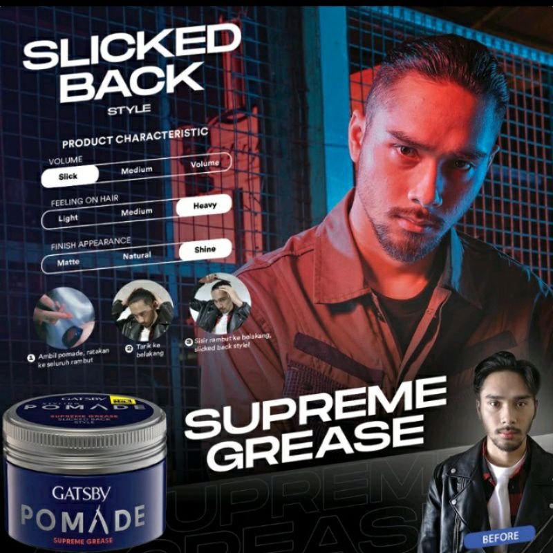 GATSBY styling pomade / Pomade rambut