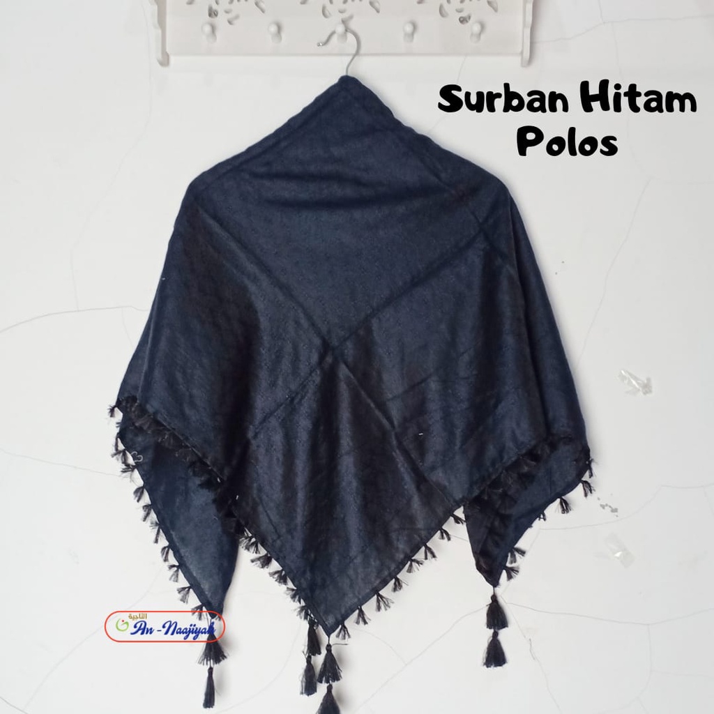 Surban Hitam Polos surban murah surban polos
