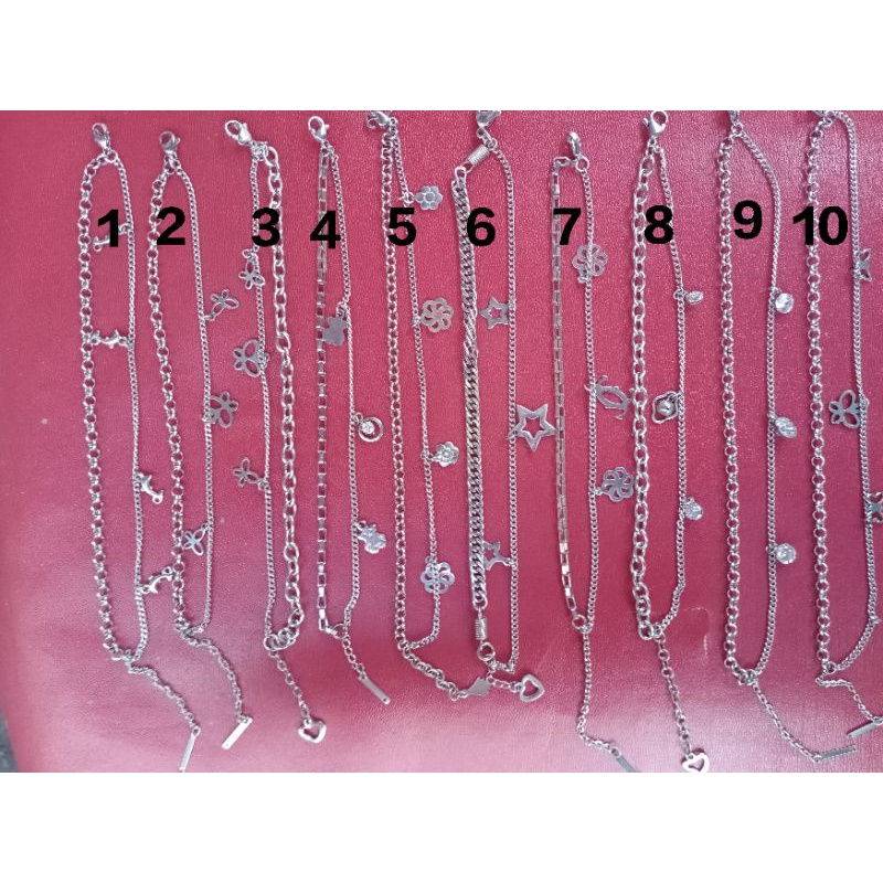 Gelang Besi Putih Asli Ternate Model UNIK(RAKIT SENDIRI) 2 in 1