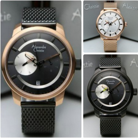 Jam Tangan Pria Original Alexandre Christie AC-6548MF/6548/AC6548/AC-6548