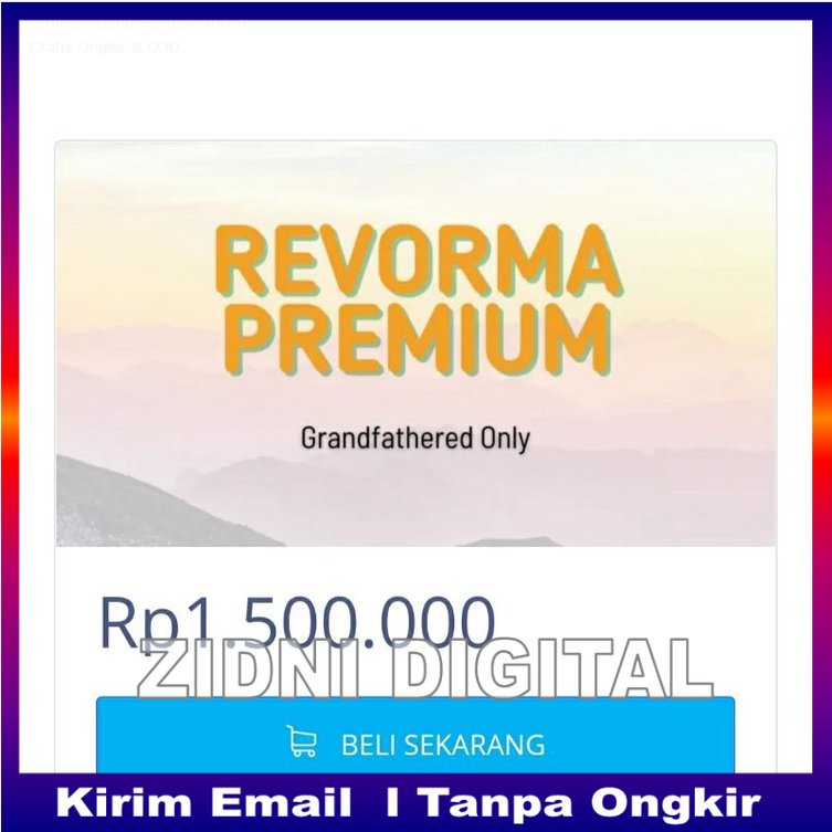 REVORMA PREMIUM ADSENSE COURSE ZIDNI DIGITAL OFFICIAL