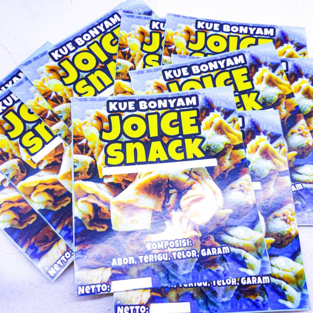 

Sticker label kemasan produk