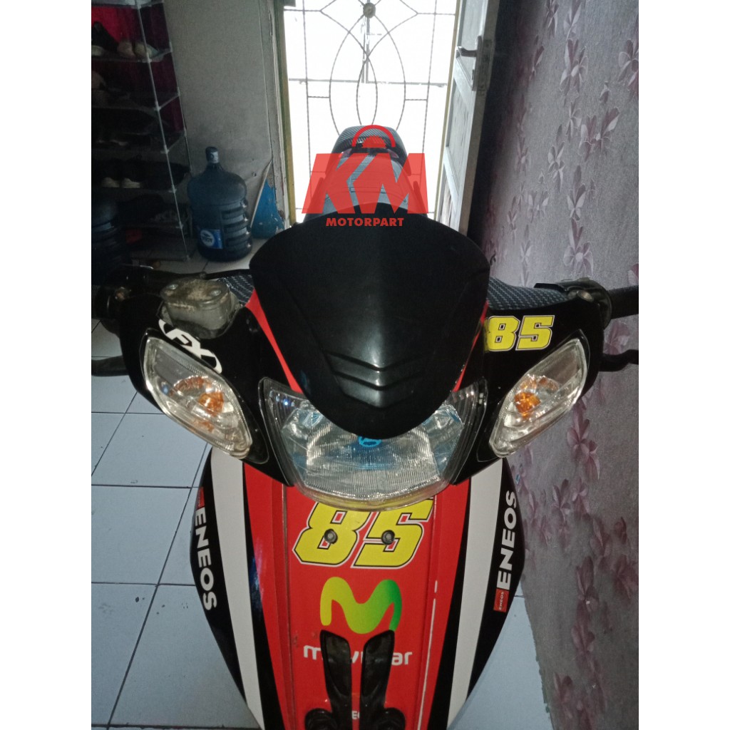 Visor Windshield Motor Yamaha Mio Soul GT 115 Hitam Variasi Mio Soul Gt