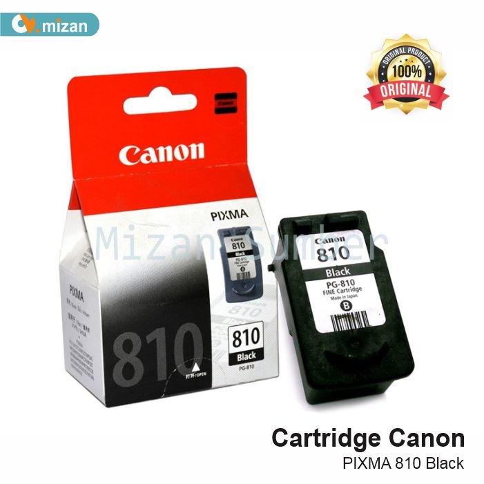 Cartridge Canon 810 Black PG-810 Hitam Printer Canon IP2770 Original