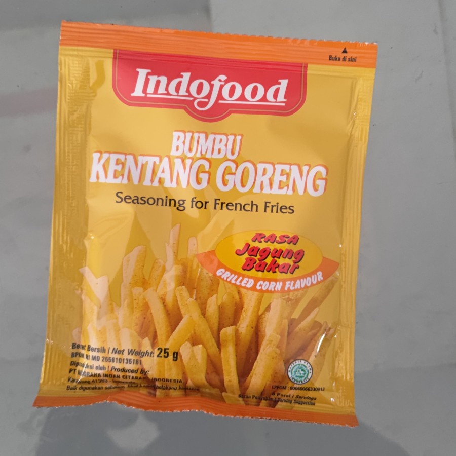

Indofood bumbu kentang jagung bakar 25 gr