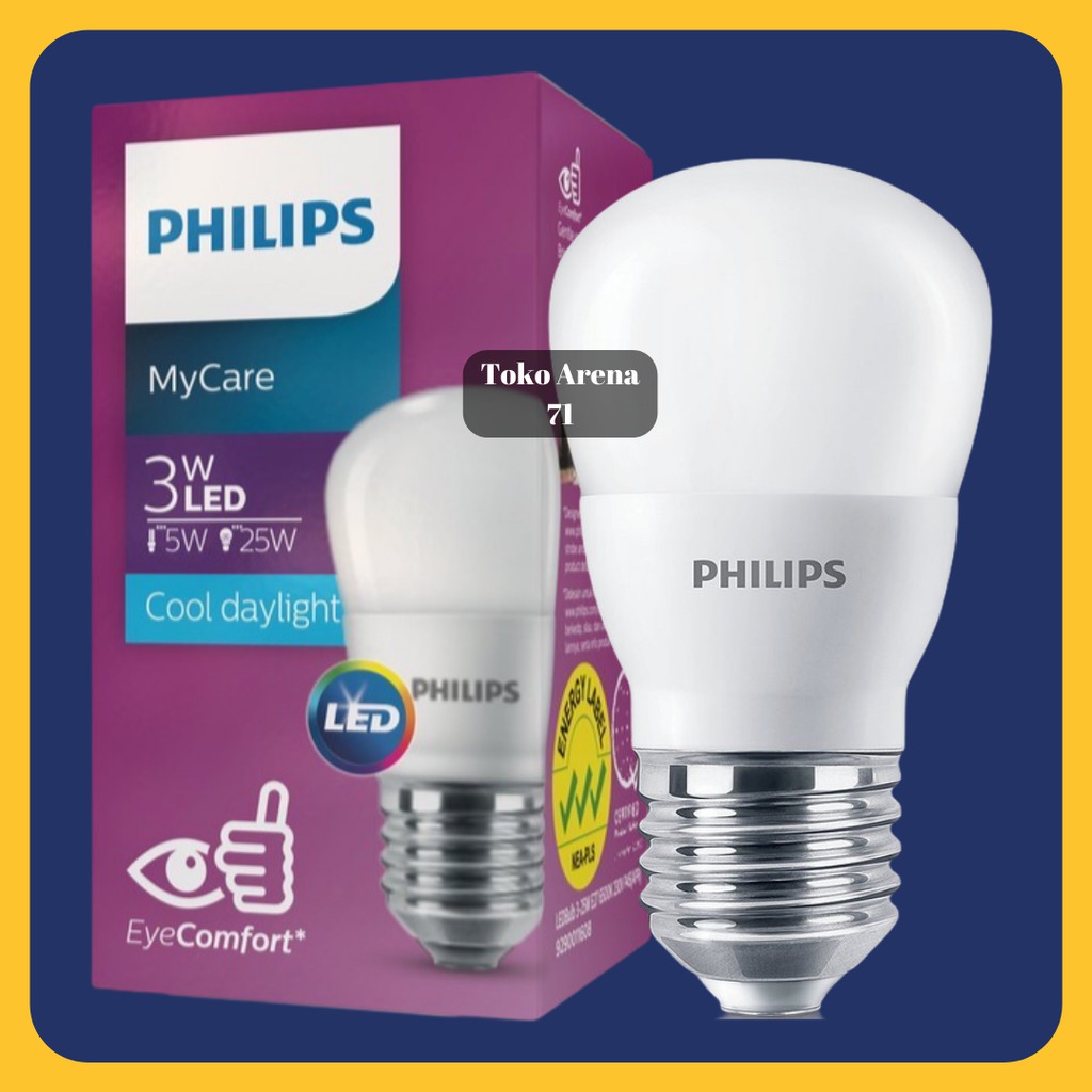 Jual Lampu Led Philips Watt Bohlam W Philip Putih W Bulb Led Watt