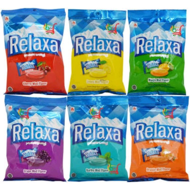 

Permen Relaxa all variant 3pcs x 125 Gram.