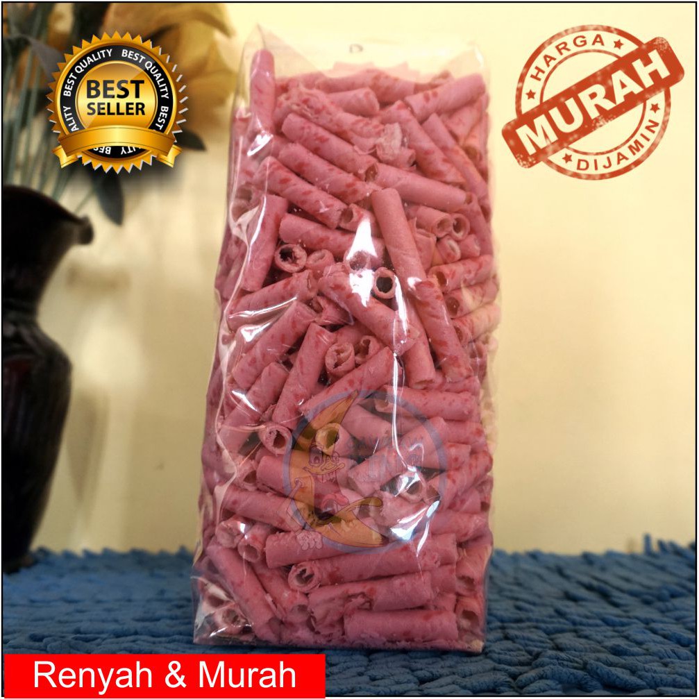 

cawcawking - Aneka Snack - Snack Kiloan - Murah - Astor - Rasa Strawberi - 250g 500g