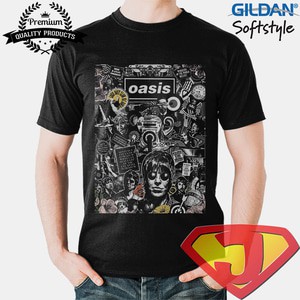 Kaos Band Rock Pria /  Original Gildan - OASIS