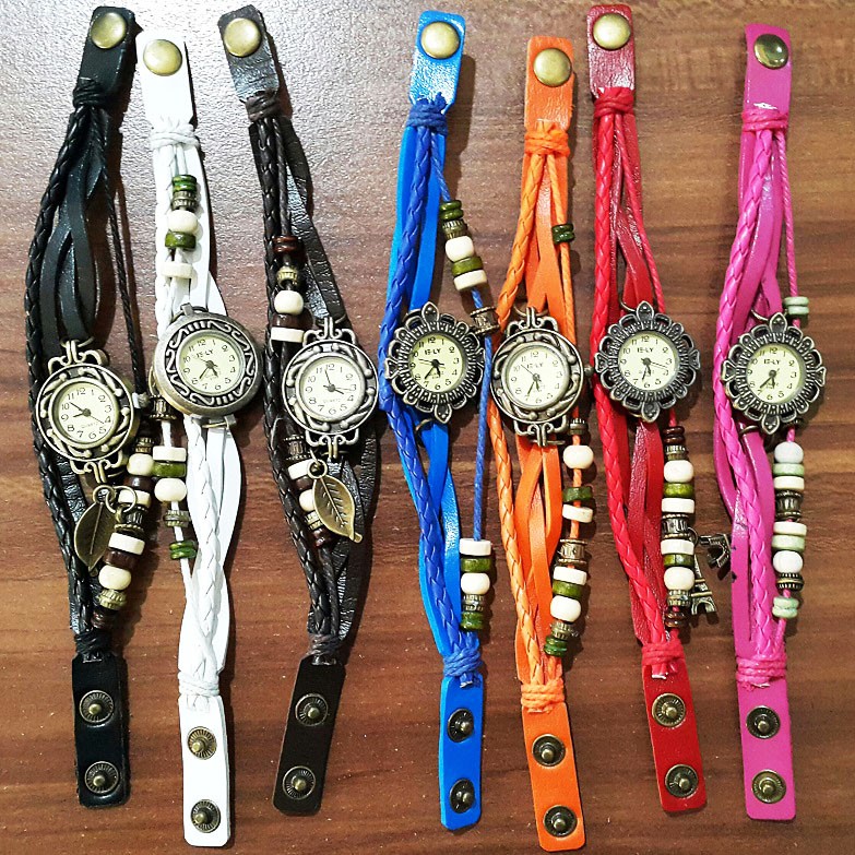  Jam  Tangan Tribal  Vintage  Gelang  Jam  Tangan Wanita 