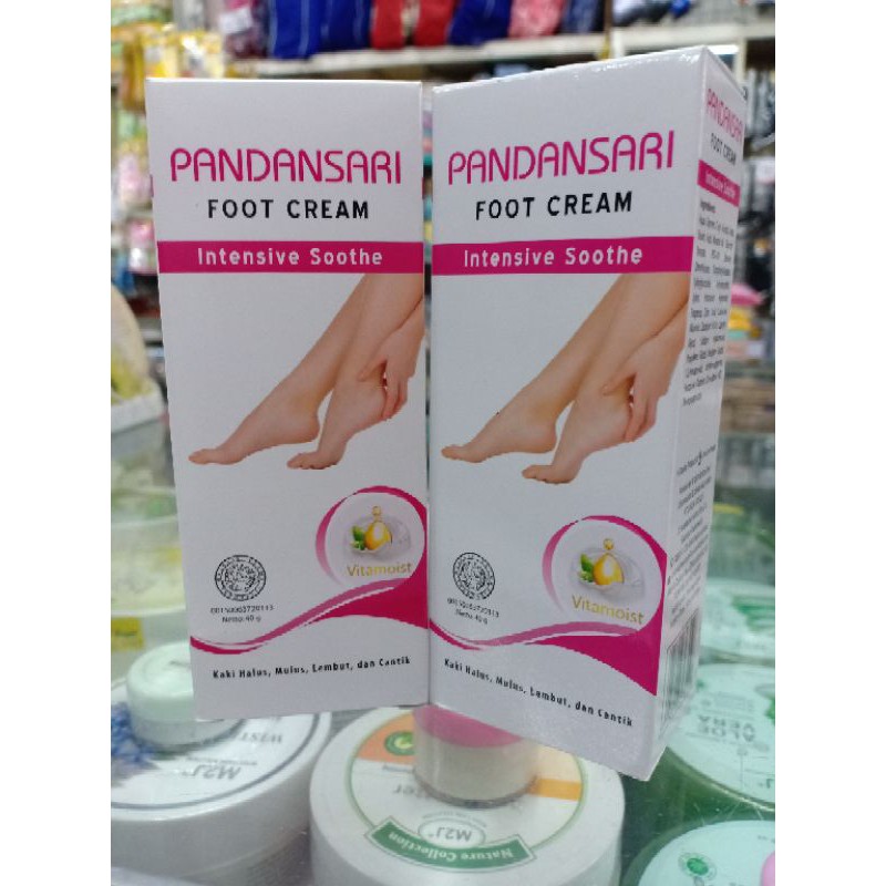 PANDANSARI FOOT CREAM 40 gr Cream Tumit Kaki, Lutut, siku