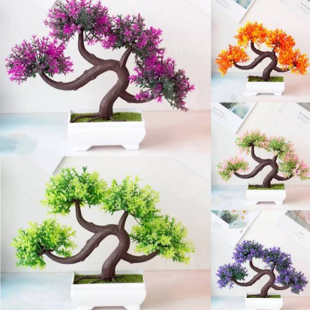 LC399  Ornamen Tanaman Hias Bonsai 4 Dahan