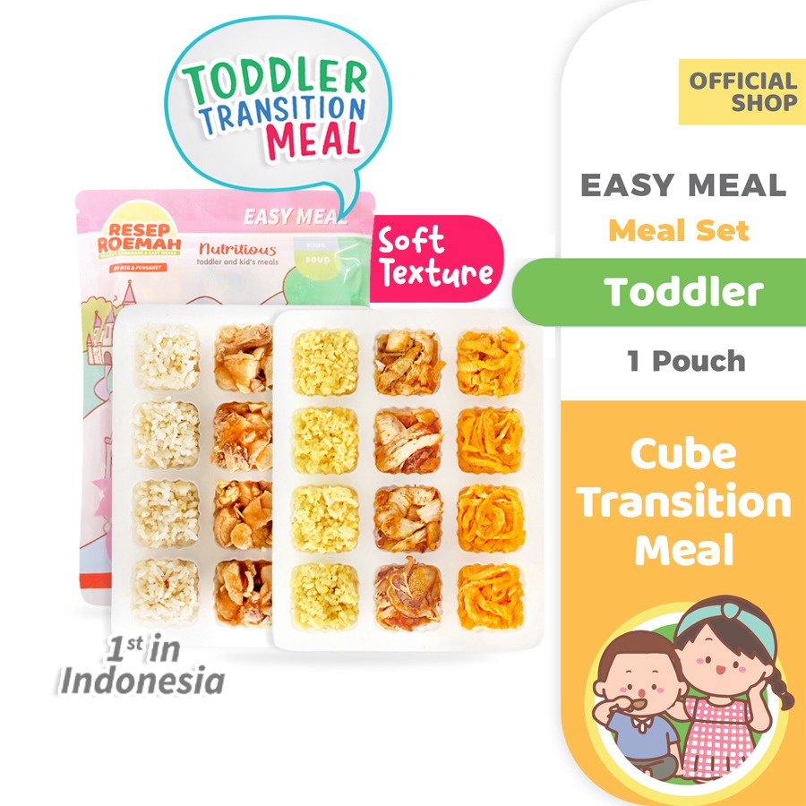 

ResepRoemah Toddler Transition Meal Set / Set Menu Transisi Toddler / Toddler & Kids / Healthy Frozen Mpasi / No MSG