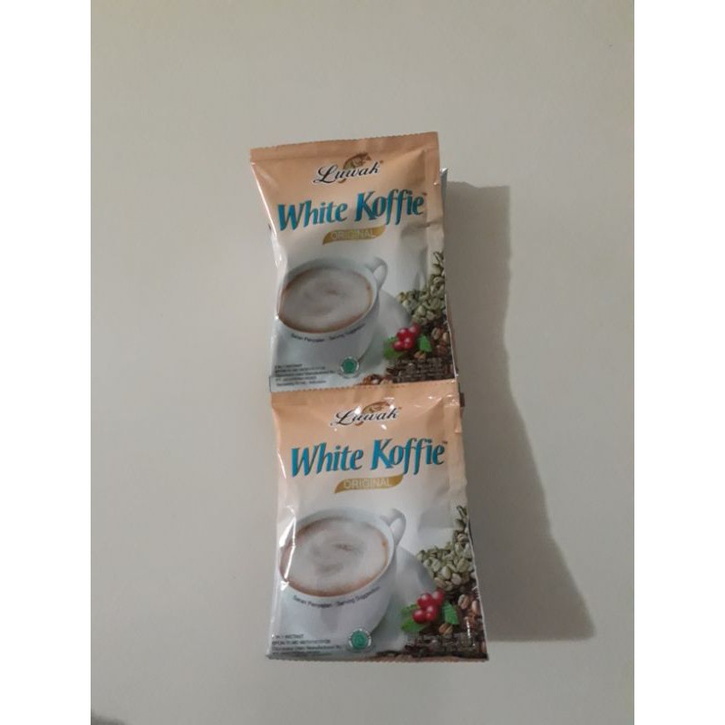 

Kopi Luwak White Koffie Original 1 Renceng (10 Sachet)