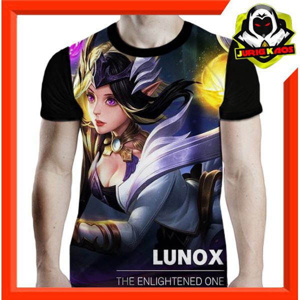 Kaos Mobile legend Lunox Karakter Game Baju Anak dan Dewasa Murah
