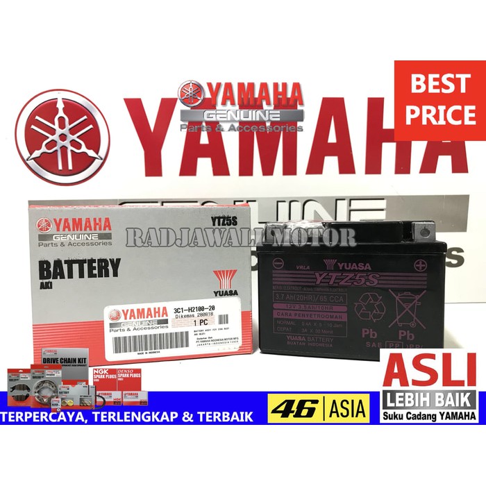 AKI MOTOR YTZ5S VIXION BYSON JUPITER MX MIO J ASLI ORIGINAL YAMAHA