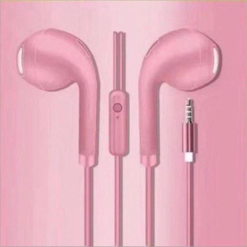 HEADSET / HANDSFREE / HF STEREO MACARON U19  WARNA WARNI - PACKING PLASTIK