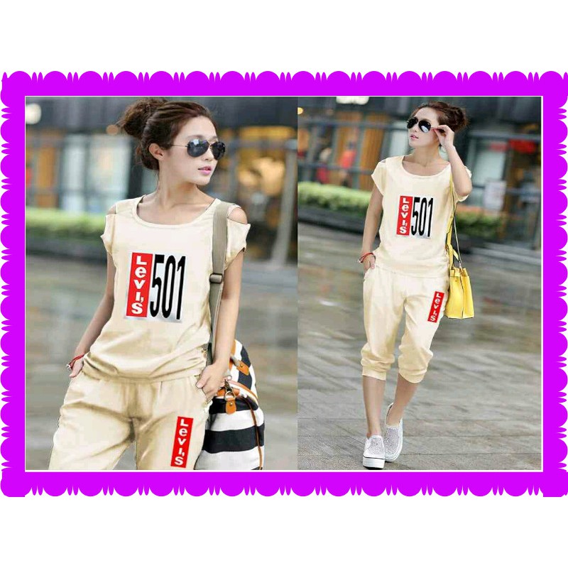 Setelan 501 / baju setelan / kaos setelan