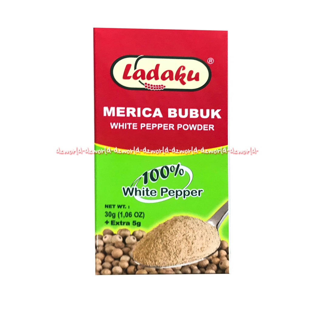 Ladaku Merica Bubuk 30gr praktis siap pakai dalam kemasan botol yang higienis