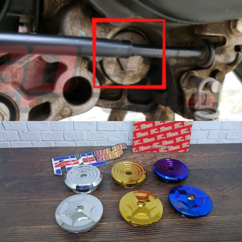 coin pembuangan filter oli samping honda stainless original sc siam thailand