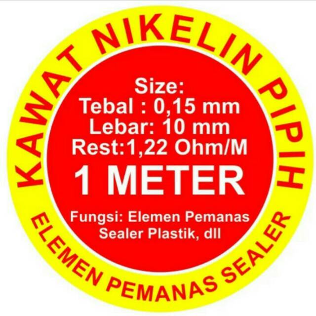 KAWAT NIKELIN PIPIH 0,15 MM