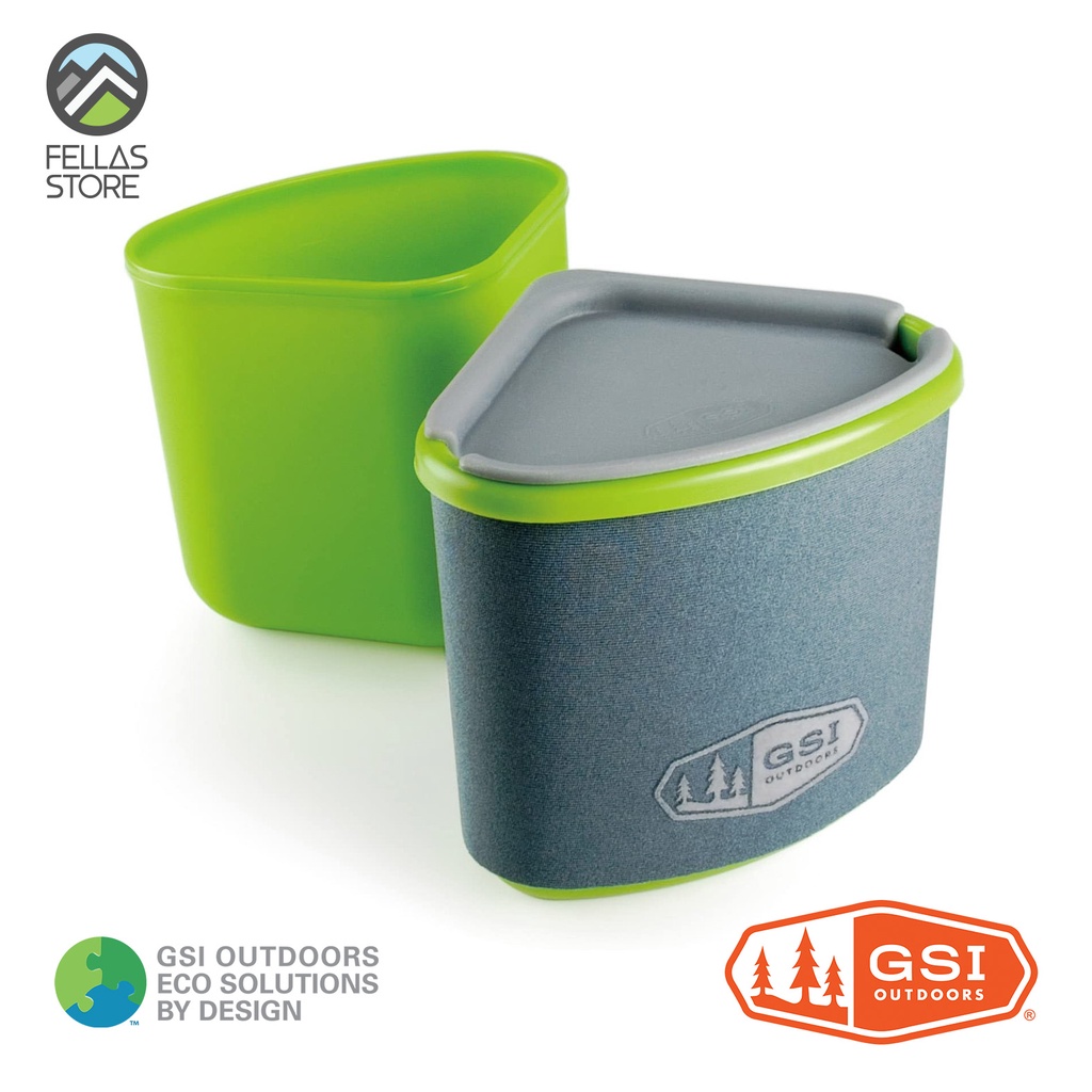 GSI Outdoor - Gourmet Nesting Mug + Bowl Green